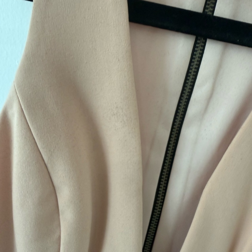 Sleeveless Halter Peplum Camisole in Tan - Picture 2 of 5